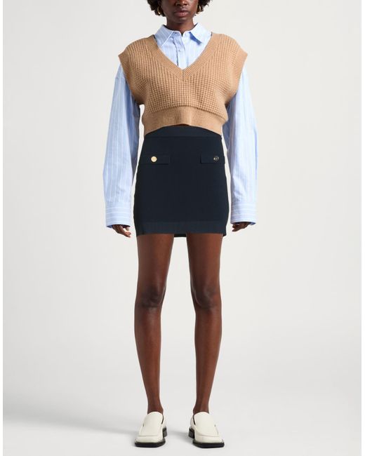 MICHAEL Michael Kors Blue Mini Skirt