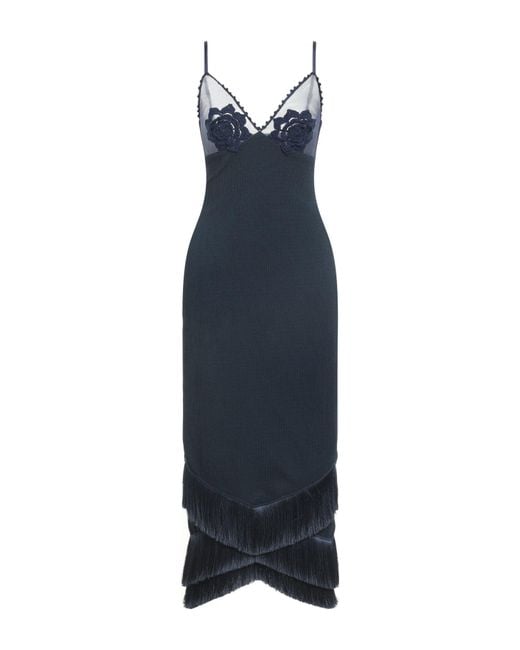 PATBO Blue Maxi Dress Polyamide, Elastane