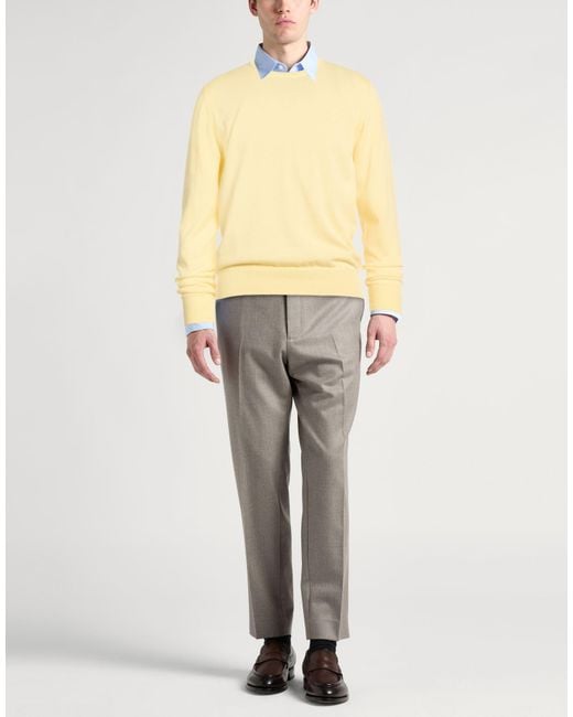 Ballantyne Yellow Sweater Cotton for men