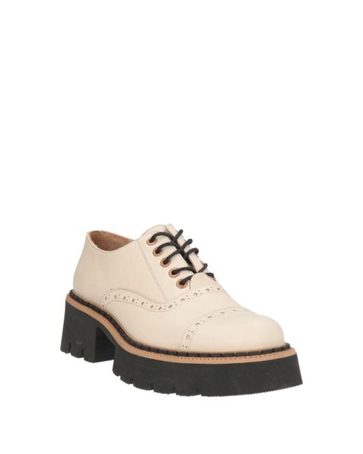 Cerruti 1881 Natural Lace-Up Shoes