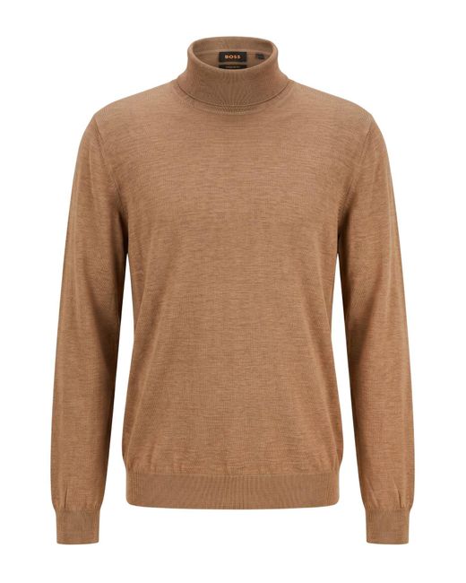 Gran Sasso Brown Turtleneck for men