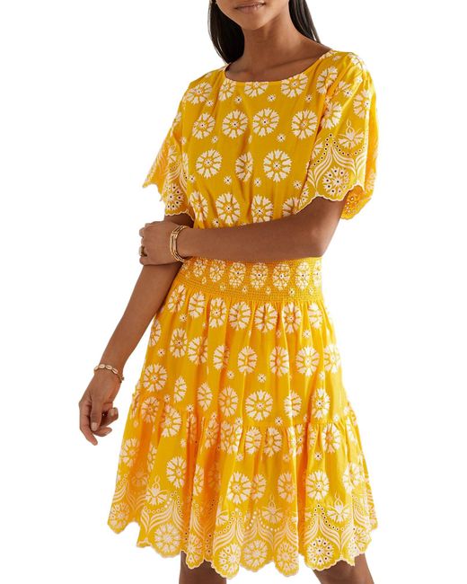 tory burch yellow dress