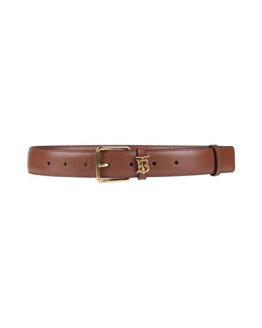 Burberry Brown Belt Calfskin