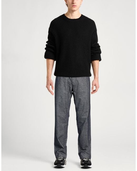 Mason's Gray Midnight Pants Cotton, Elastane for men