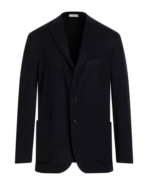 Boglioli Blue Midnight Blazer Cashmere for men