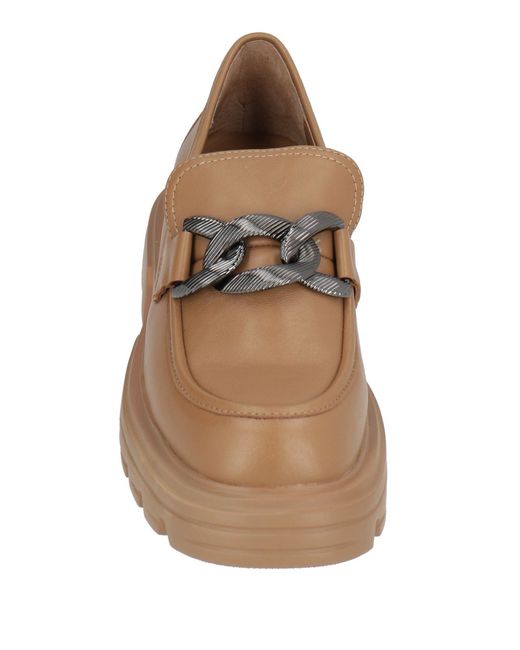 Jeannot Natural Loafers Leather