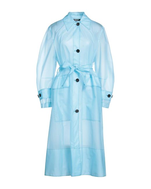 CALVIN KLEIN 205W39NYC Blue Overcoat