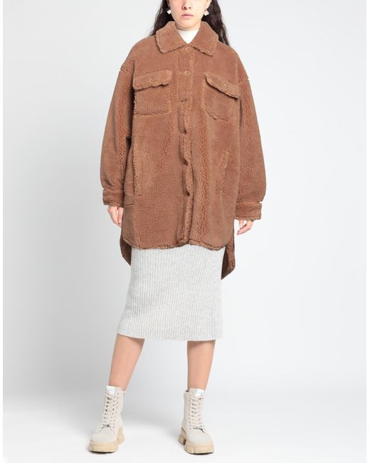 Stand Studio Brown Shearling & Teddy