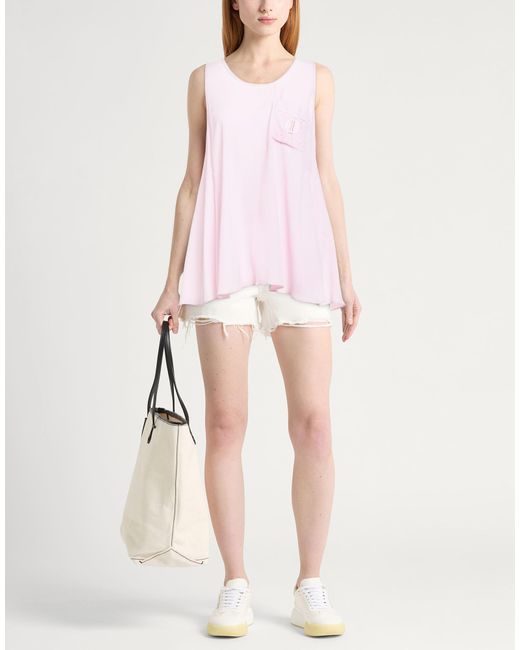 Iceberg Pink Top Acetate, Silk, Polyester