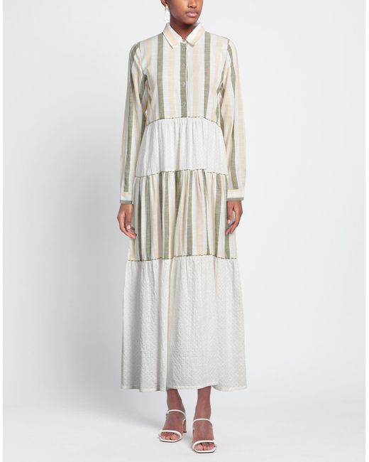 CONNOR & BLAKE White Maxi Dress Cotton