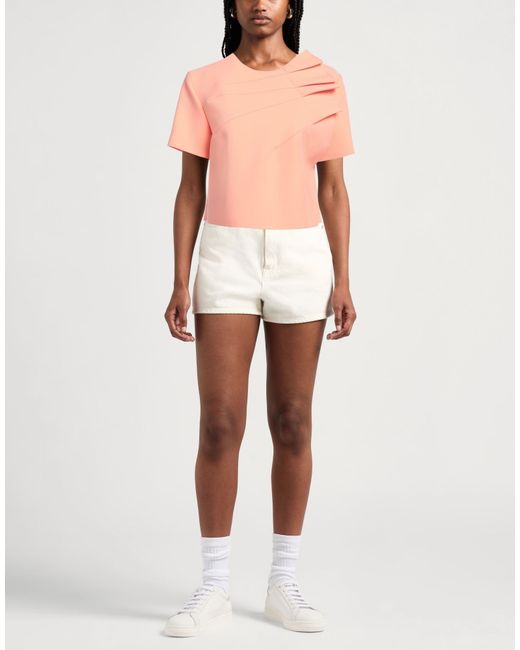 MSGM Pink Top Polyester, Viscose, Elastane