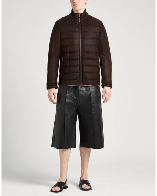 Tod's Brown Chocolate Puffer Lambskin for men