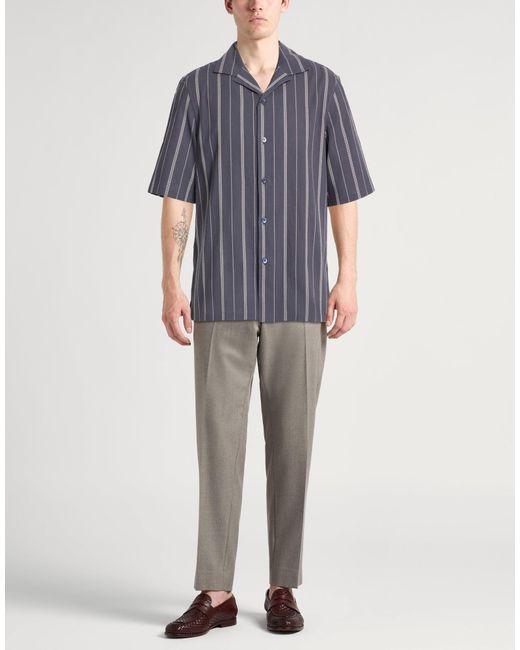 Brunello Cucinelli Blue Shirt for men