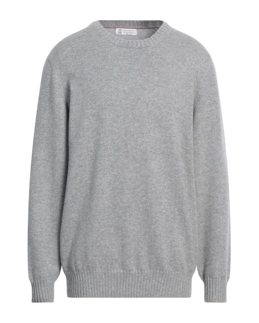 Brunello Cucinelli Gray Sweater for men