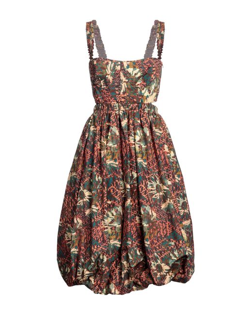 Ulla Johnson Green Midi-Kleid