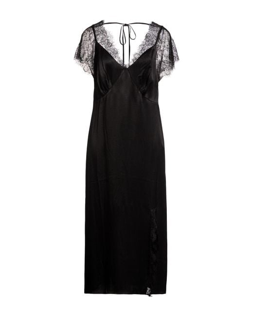 Oltre Black Midi Dress