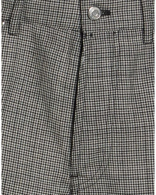 Second Layer Gray Pants Wool for men