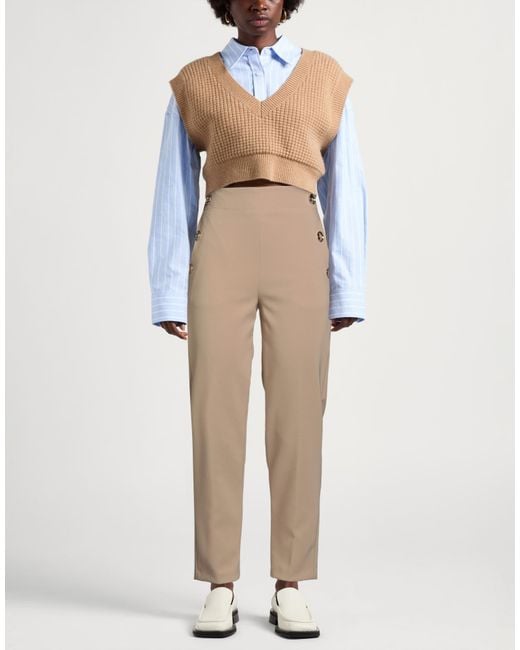 Relish Natural Pants Polyester, Elastane