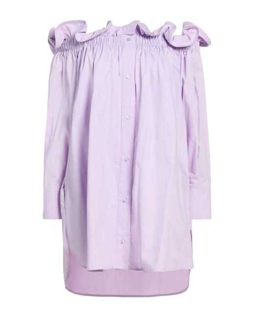 Dondup Purple Mini Dresses