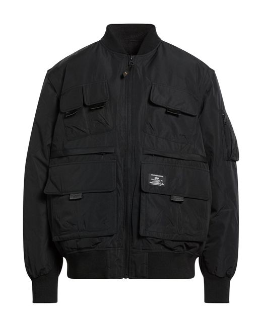Alpha Industries Black Puffers for men