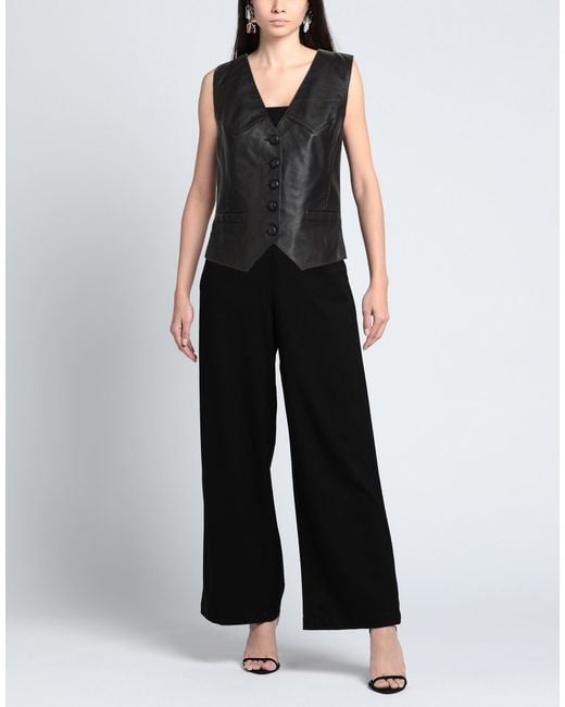 REIMAGINE PINKO x PATRICK MCDOWELL Black Waistcoat
