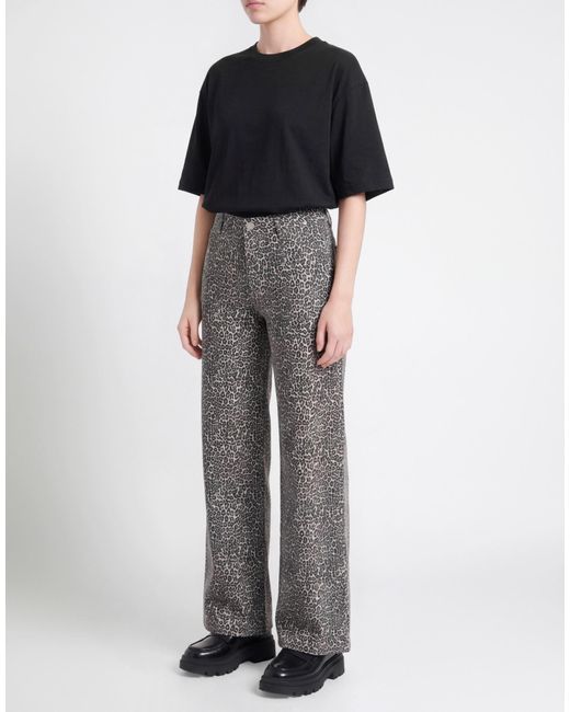 Please Gray Pants Cotton, Elastane