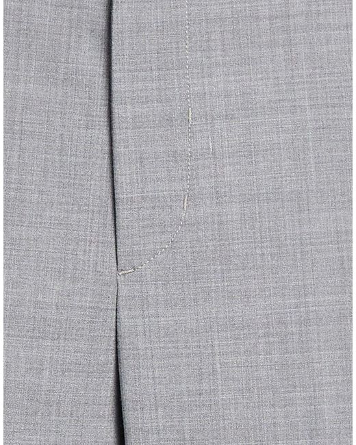 Herno Gray Pants Polyester, Virgin Wool, Elastane, Cotton for men