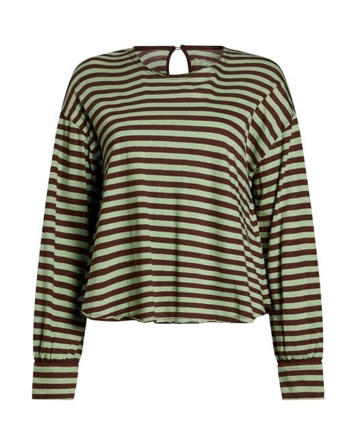 Majestic Filatures Green T-Shirt Cotton, Cashmere