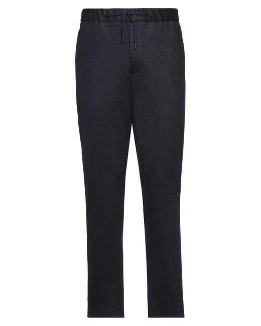 Herno Blue Midnight Pants Polyester for men