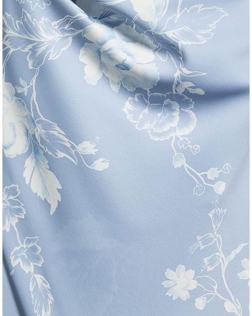 Marella Blue Light Midi Dress Polyester