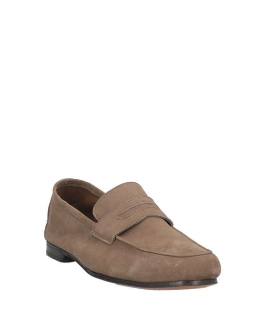 Andrea Ventura Firenze Gray Loafers Leather for men