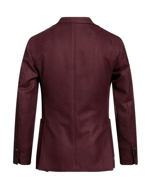 Boglioli Purple Blazer Virgin Wool for men