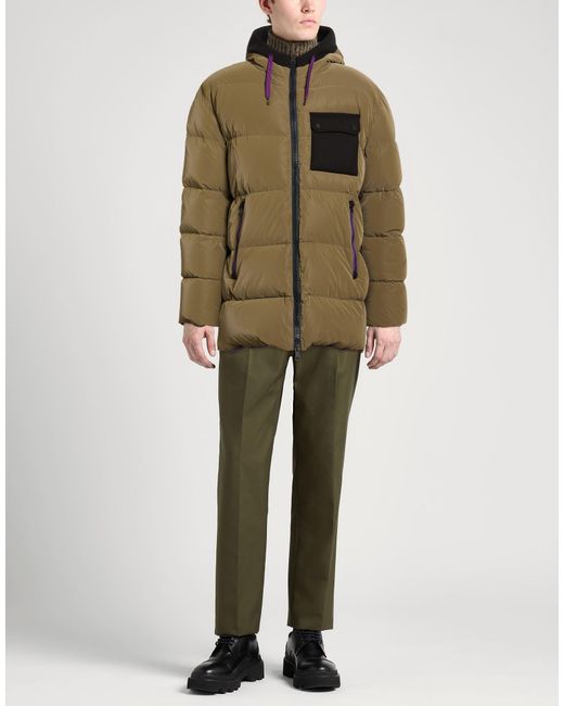 Herno Green Puffers for men
