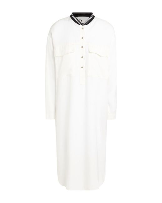 8pm White Mini Dress Viscose, Polyamide, Elastane