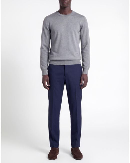 Gran Sasso Gray Sweater Cashmere, Wool for men