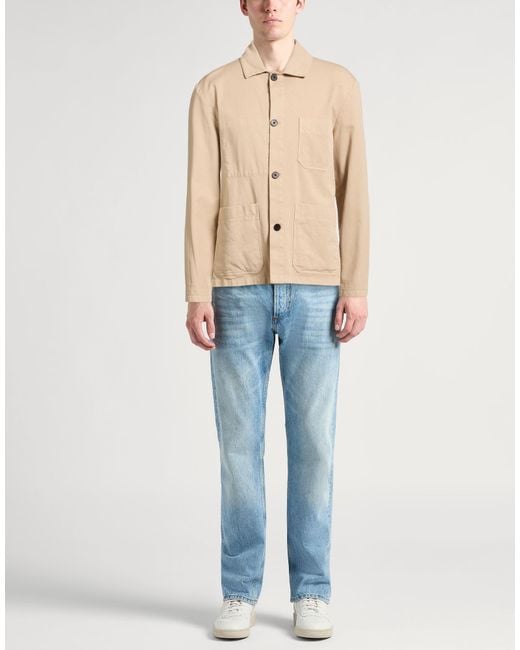 Drumohr Natural Jacket Cotton, Elastane for men