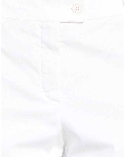 Seductive White Pants Lyocell, Cotton, Elastane