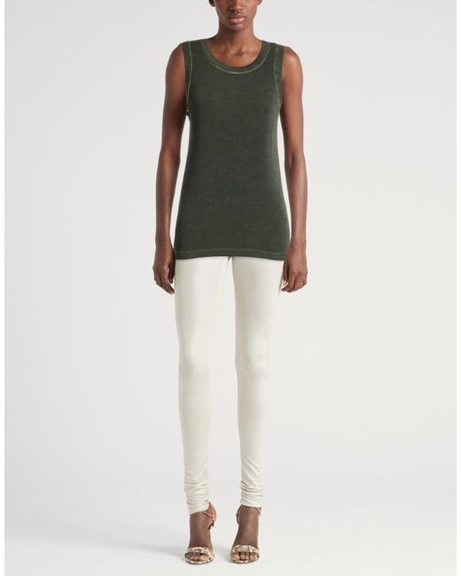 Uma Wang Green T-Shirt Viscose, Elastane