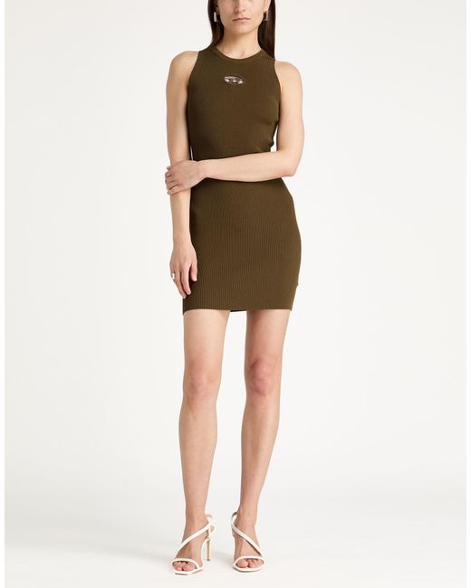 DIESEL Brown Mini Dresses