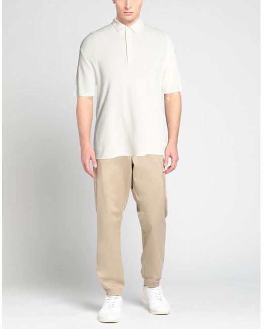 Scaglione White Polo Shirt for men