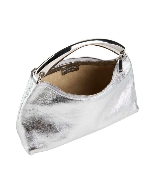 Mansur Gavriel White Rhea -- Handbag Leather