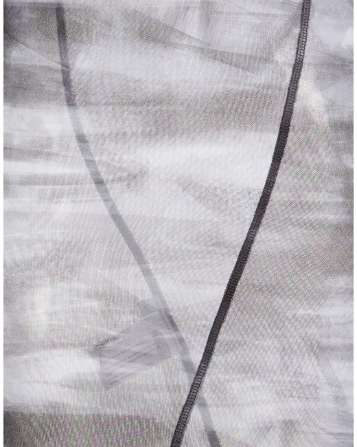 Helmut Lang Gray Mini Dresses