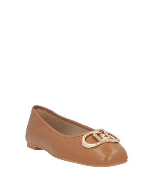 Liu Jo Brown Ballet Flats