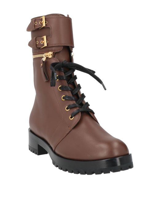 Sergio Rossi Brown Ankle Boots