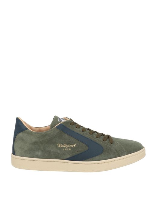 Valsport Green Military Sneakers Leather for men
