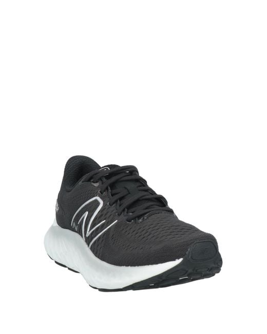 New Balance Black Sneakers Textile Fibers