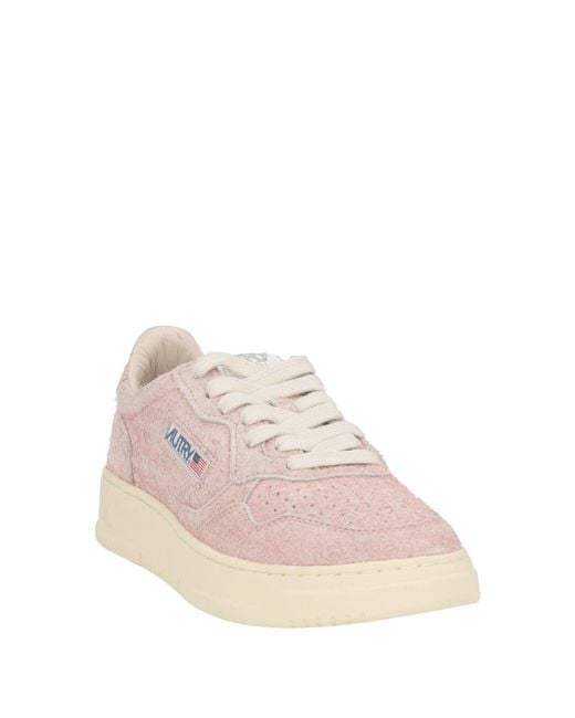 Autry Pink Sneakers Leather