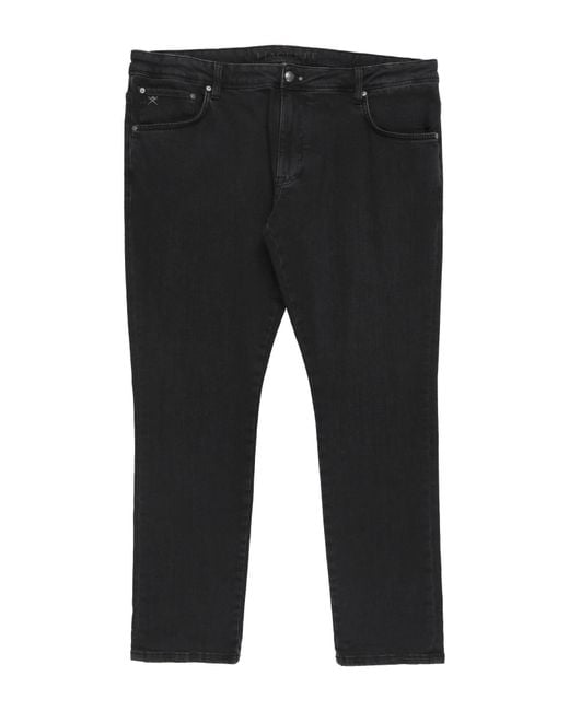 Hackett Black Jeans Cotton, Elastane for men