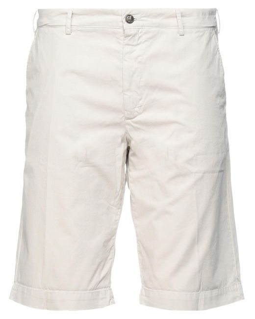 40weft White Ivory Shorts & Bermuda Shorts Cotton for men