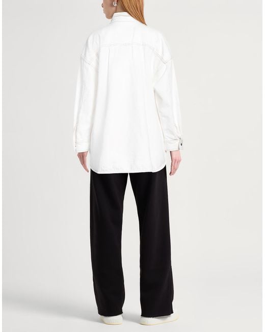 American Vintage White Jeanshemd